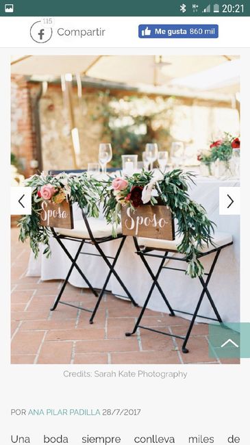Cartel silla novios - 1