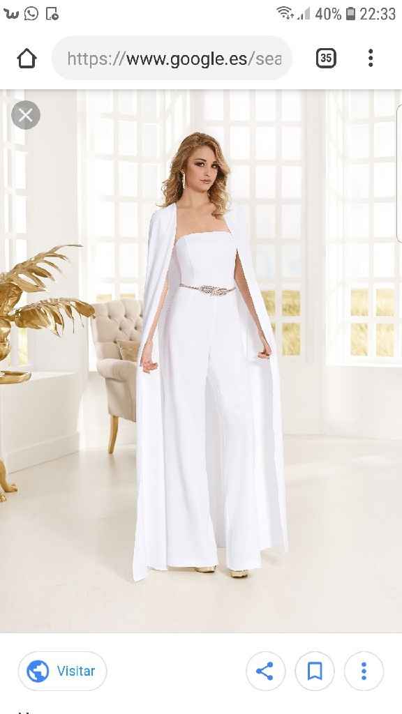 Mono como vestido de novia - 1