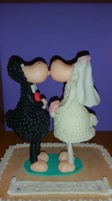 Figura de novios tarta - 1