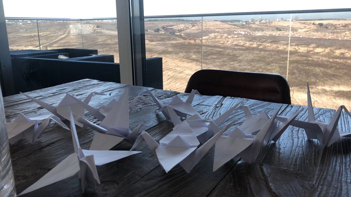 Guirnalda de pajaritos de papel 2