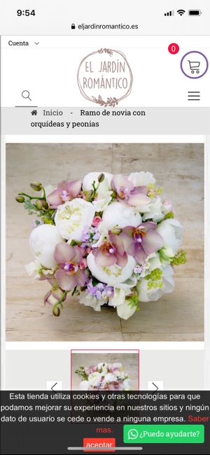 Orquídeas o peonías en el ramo?? 1