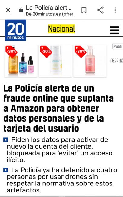 Alerta fraude Amazon - 1