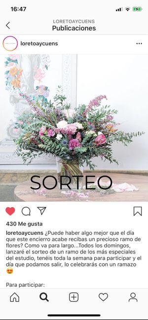 Sorteo un Ramos de flores para alegrarnos! - 1