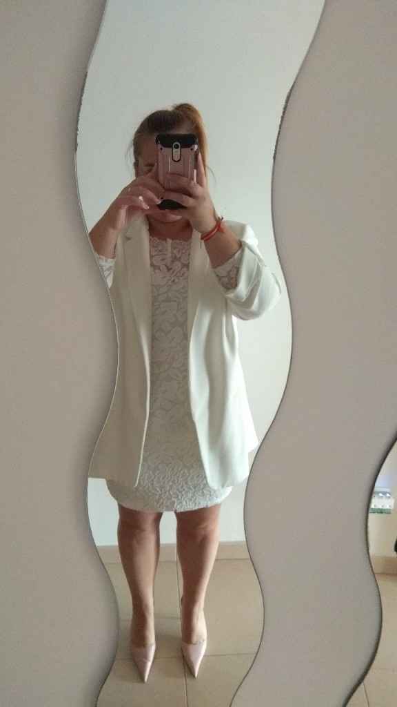 Vestido para ir al juzgado a firmar - 1