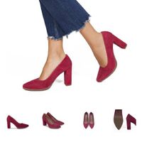 Zapatos novia color granate//vino - 1