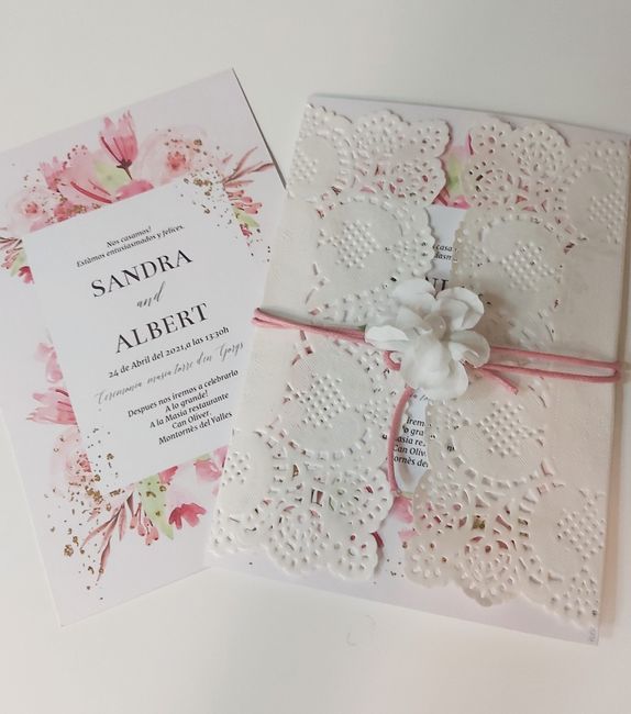 Me encantan mis invitaciones de boda, pero me dicen que son muy ñoñas!!!! - 1