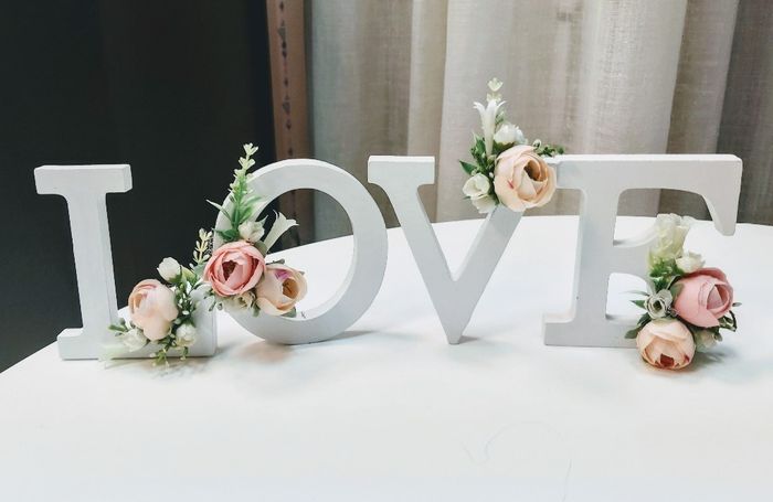 Letras con flores - 1