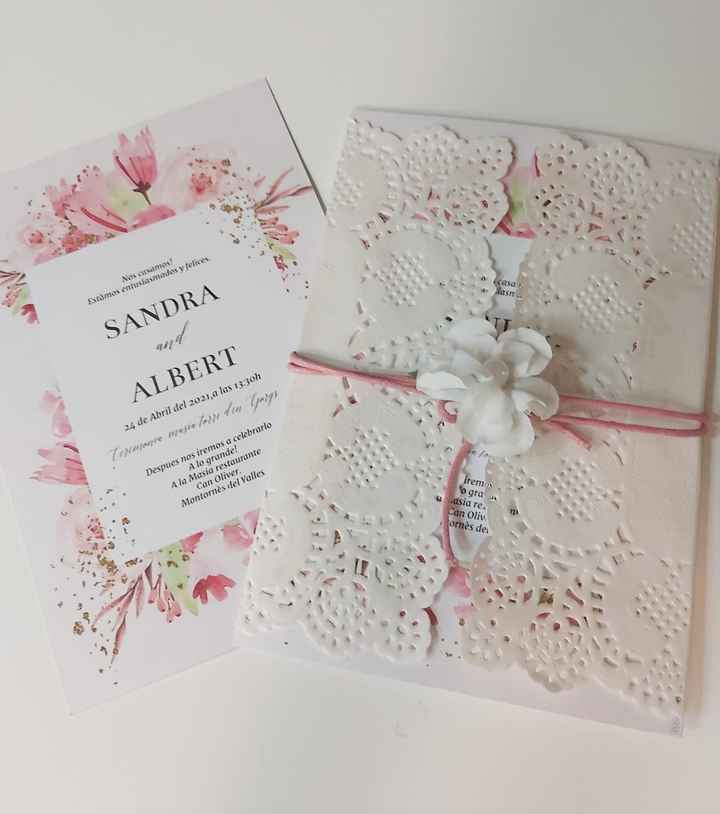 Me encantan mis invitaciones de boda, pero me dicen que son muy ñoñas!!!! - 1