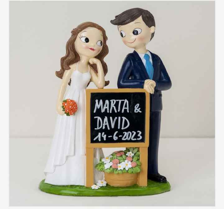 Muñecos tarta de boda - 1