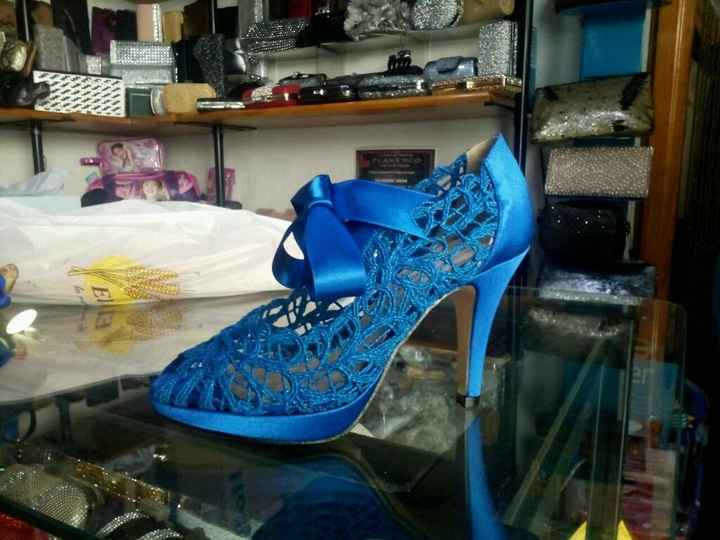 Zapatos azul klein o electrico - 2
