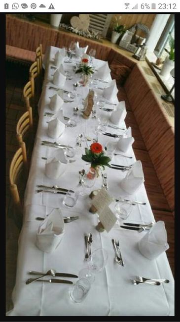 Idea decoración floral mesa larga - 1