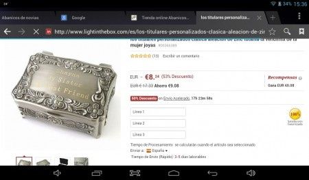 para las arras