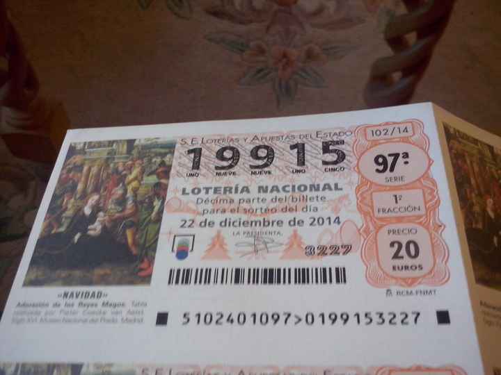 Nuestro día en la loteria de navidad - 1
