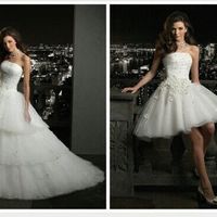 Vestido desmontable... - 2