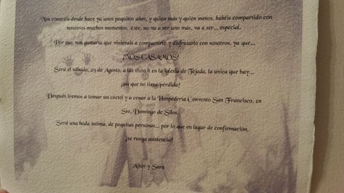 Nuestras invitaciones hechas por nosotros - 3