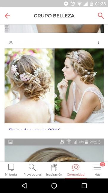 Peinado de novia, recogido - 2