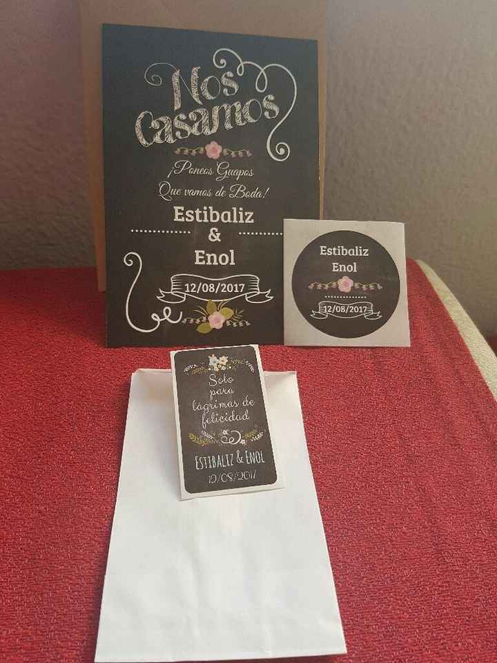 Invitaciones y lágrimas de felicidad que os parecen - 1