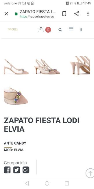 Hola chicas me caso el 12 de septiembre y cn esto d la cuarentena no puedo mirar nda sabes enke wed online puedo mirar zapatos? 1