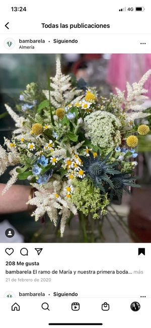 ¿Cuántas flores tendrá tu ramo de novia? 💐 8