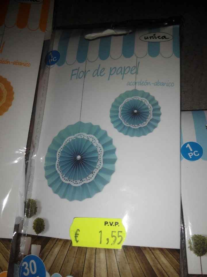 Letras gigantes y flores de papel - 3