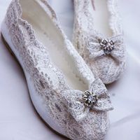 Zapatos o sandalias planos para novias - 1