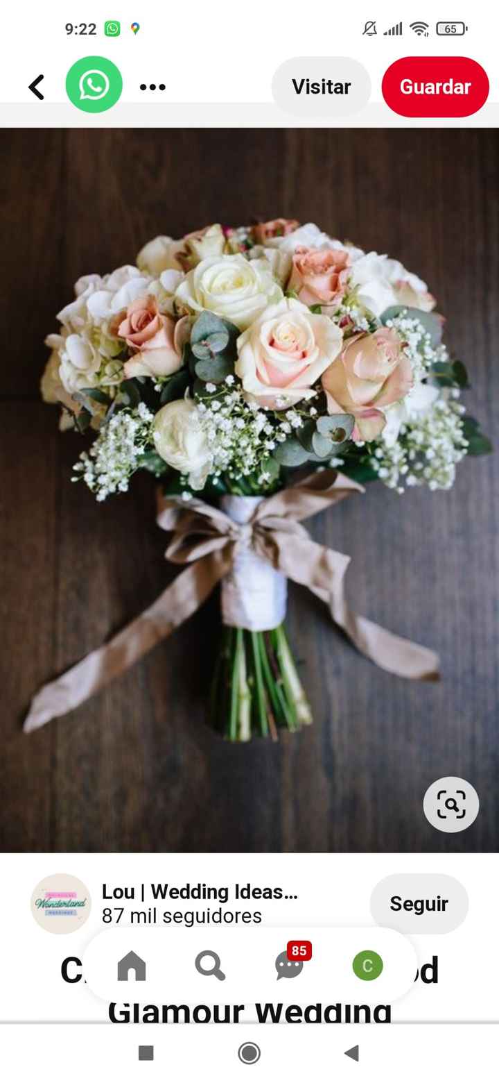 ¿Qué flores prefieres para el ramo de novia? - 1