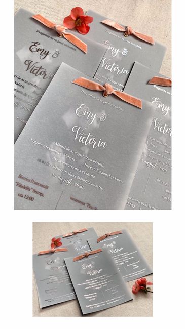 Nuestras invitaciones de boda 