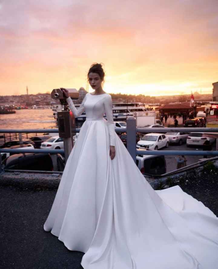 Vestido de novia.