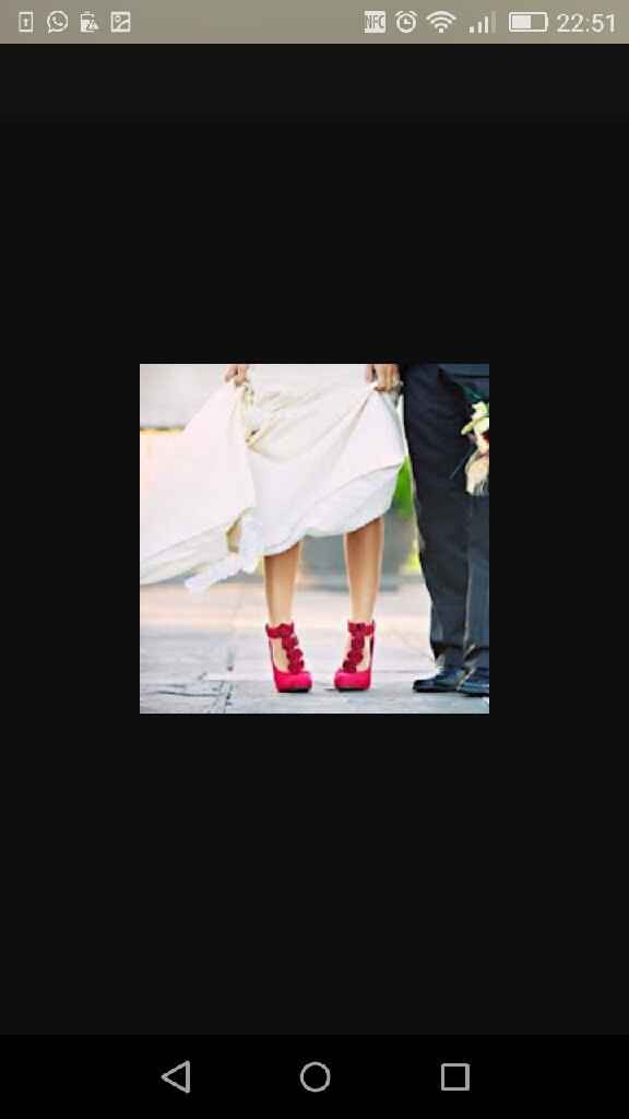 Que opináis de las novias de zapatos rojos.... - 2