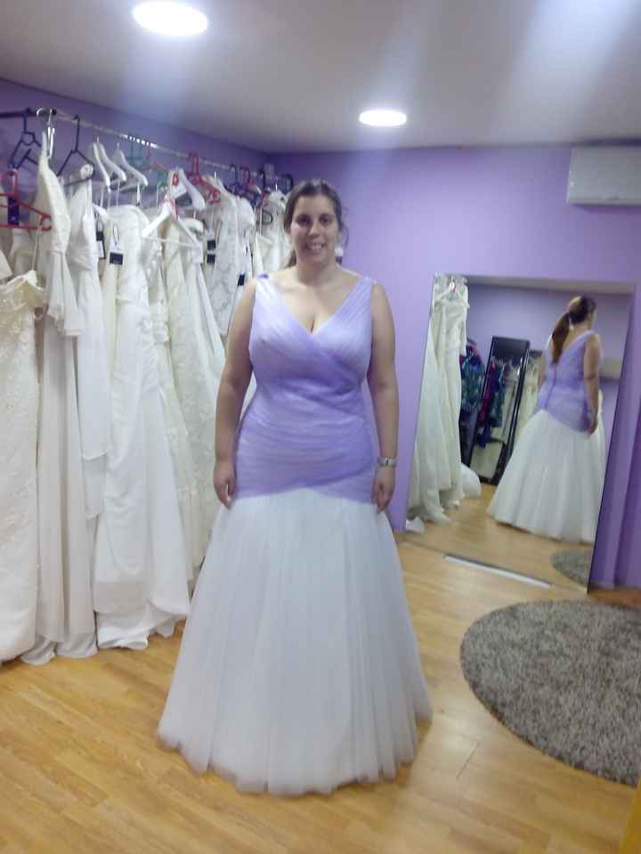 2ª prueba de mi vestido de novia
