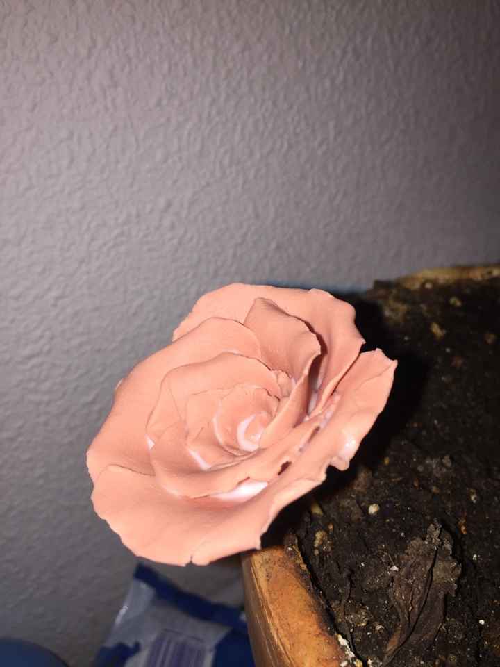 Rosas de plastilina - 1