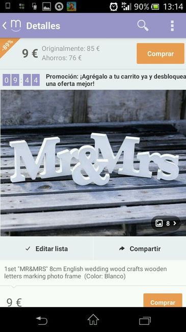 Cositas baratitas para nuestra boda - 13