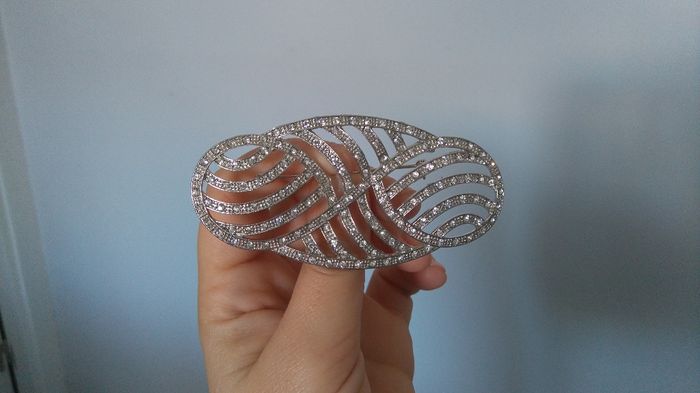 broche para recoger la cola