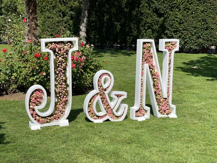 ¿Incluiréis letras grandes en vuestro photocall? 2