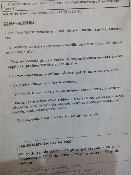 Bajar de peso - 2