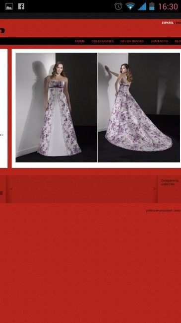 Vestido con detalles en morado - 3