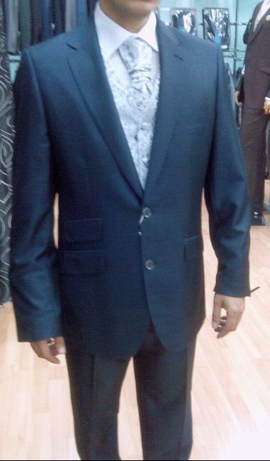 El traje del novio (durante arreglos)