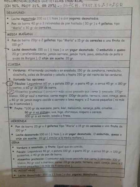 Bajar de peso - 1