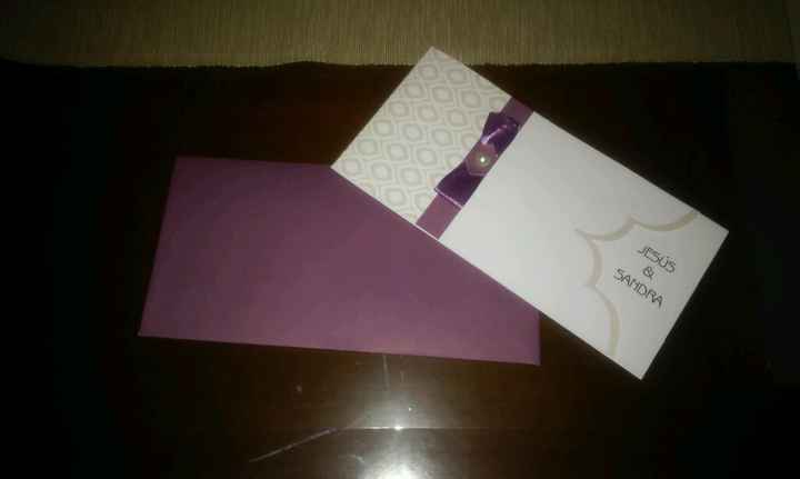 Invitaciones de boda. - 1