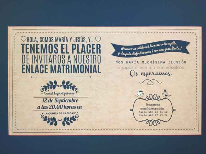 INVITACIONES EN PAPEL RECILADO