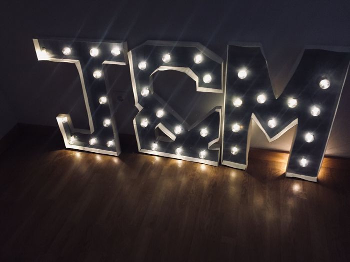 Letras luminosas diy Manualidades Foro