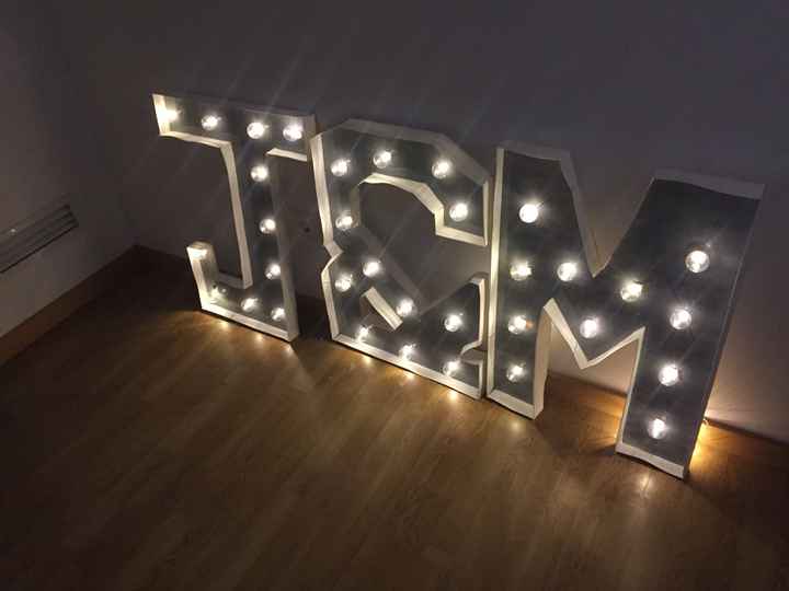 Letras luminosas diy - 1