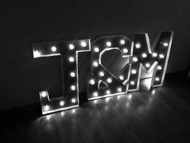 Letras luminosas diy - 2