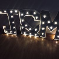 Letras luminosas diy - 3