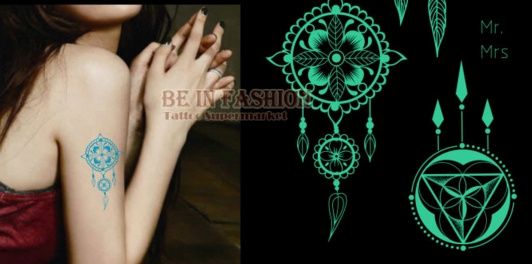 tattoo que brilla en la oscuridad