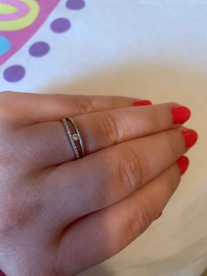 Pongamos foto de nuestros anillos de compromiso - 1