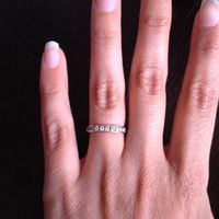 Nuestros anillos de compromiso... - 1