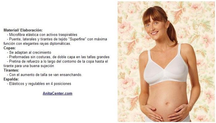 sujetador maternidad