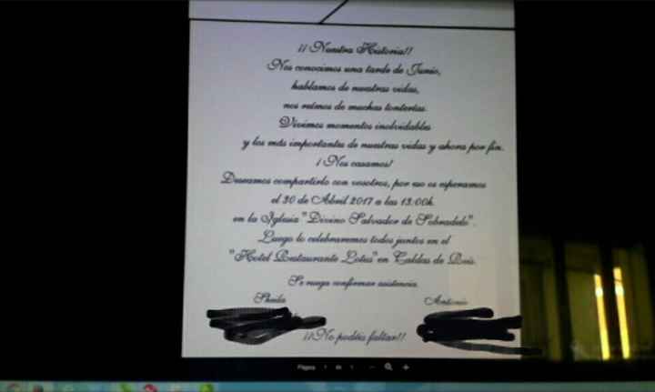 Mis invitaciones encantada - 2