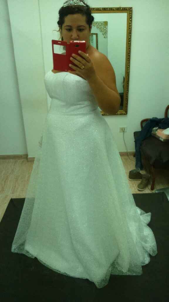 Lo veis como vestido de novia? - 2